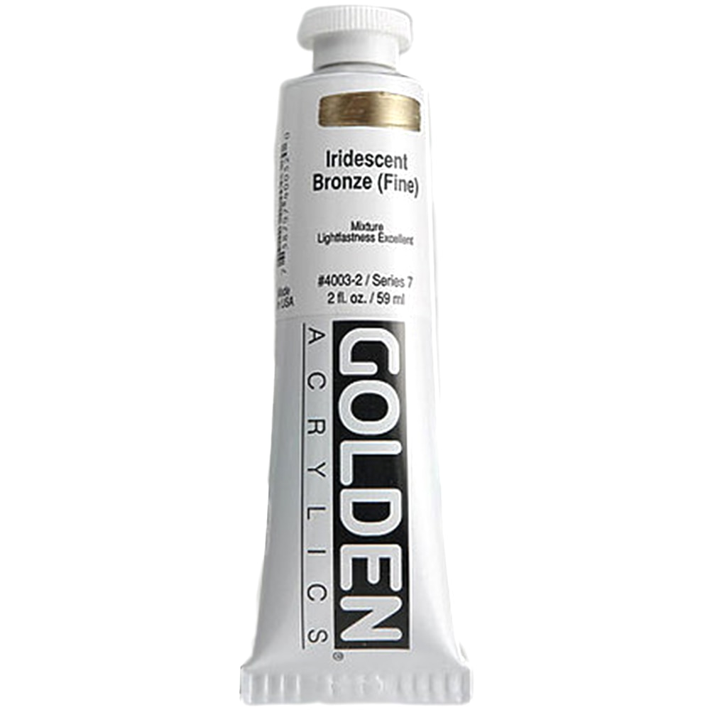 Golden, Iridescent, Acrylic, Paint, 2oz